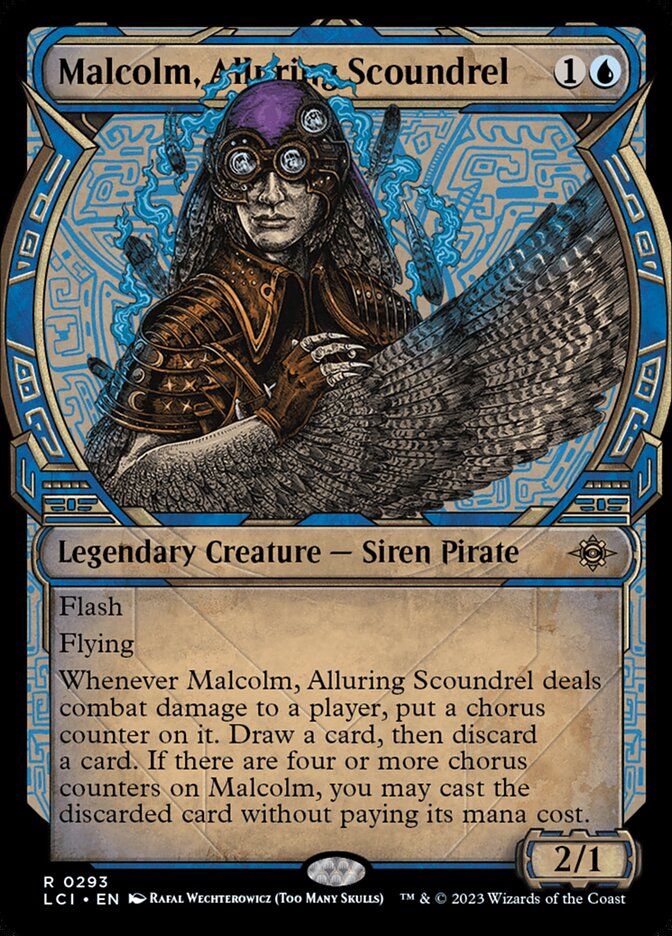 Malcolm, Alluring Scoundrel card front