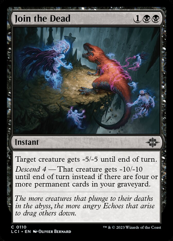 Join the Dead card front