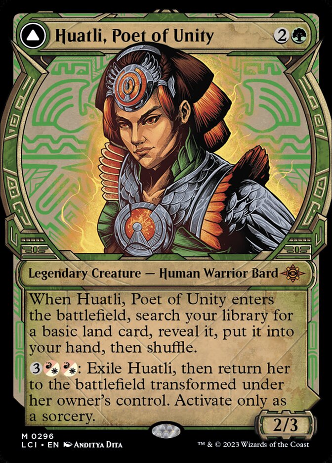 Huatli, Poet of Unity card front