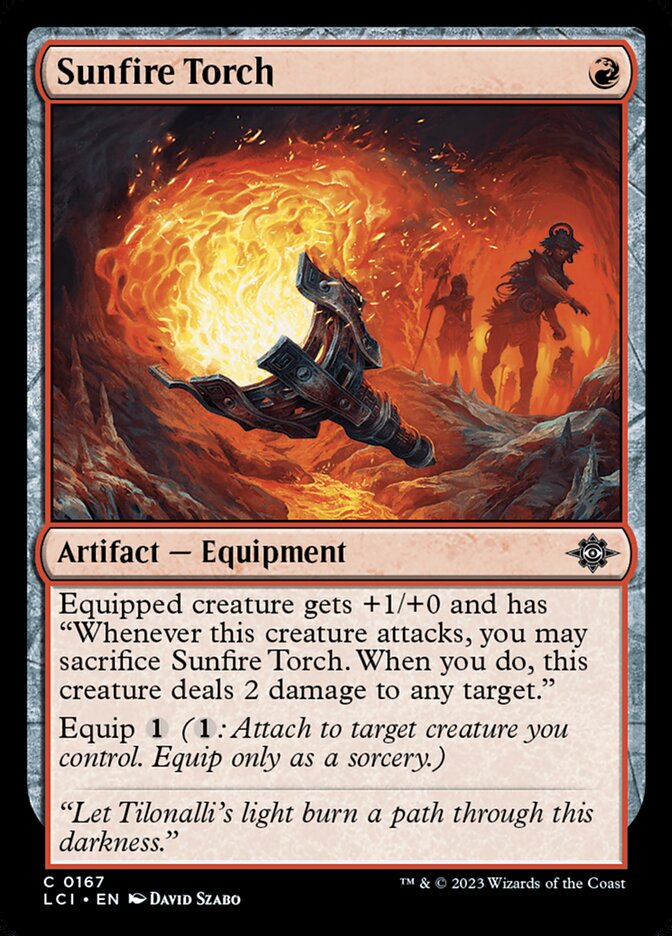 Sunfire Torch card front