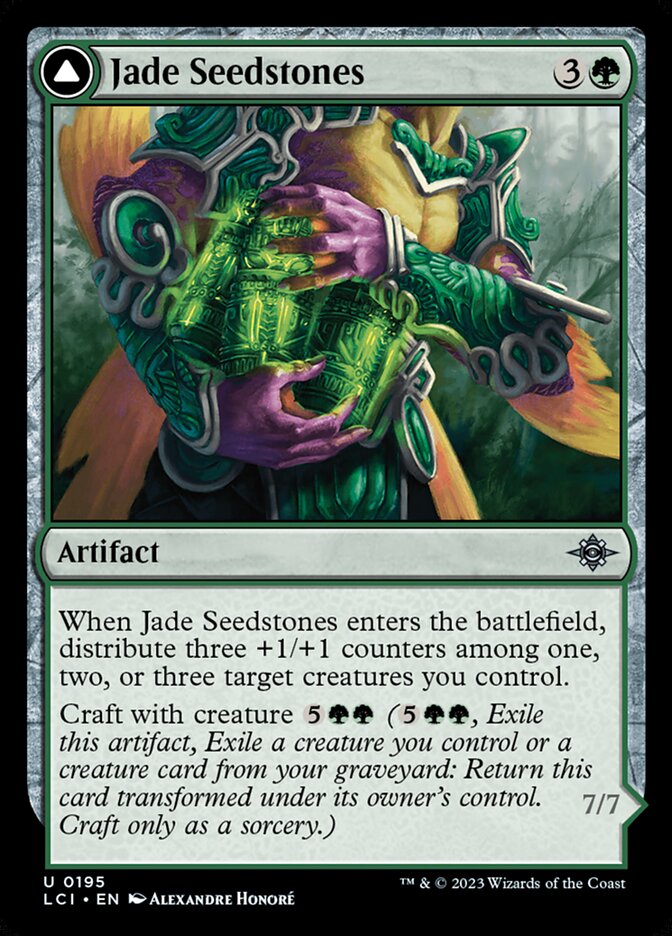 Jade Seedstones card front