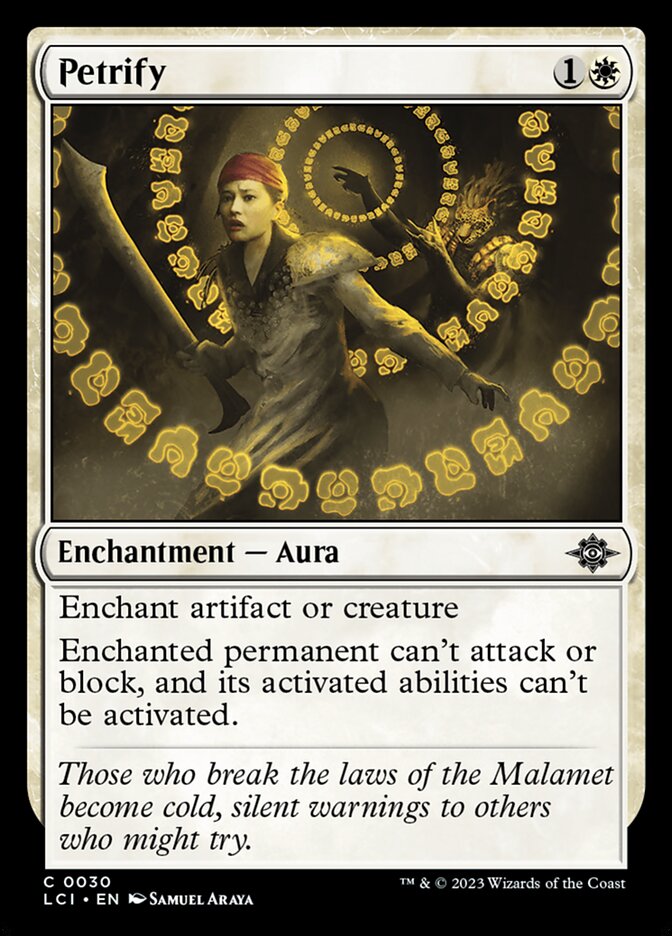 Petrify card front