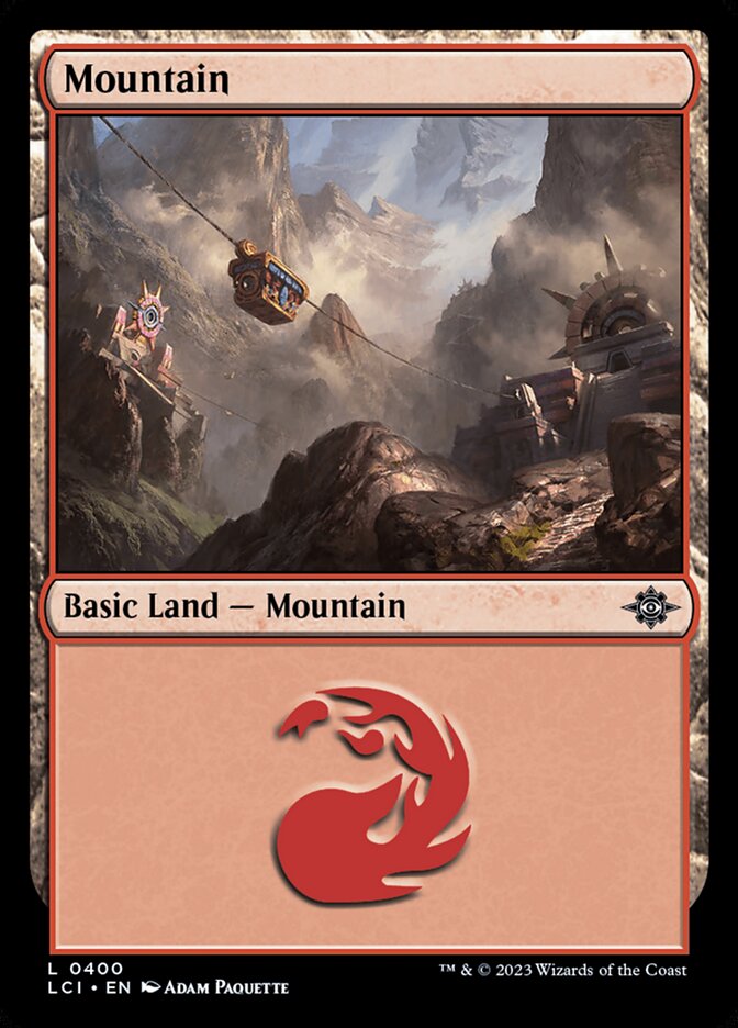 Mountain card front