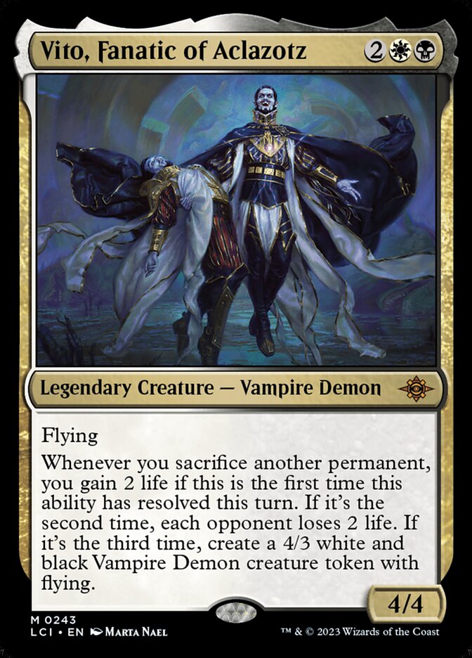 Vito, Fanatic of Aclazotz card front