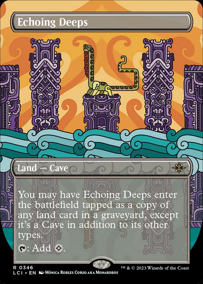 Echoing Deeps card front