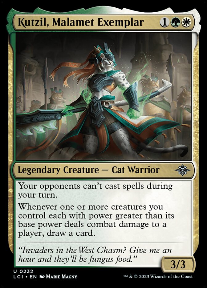 Kutzil, Malamet Exemplar card front