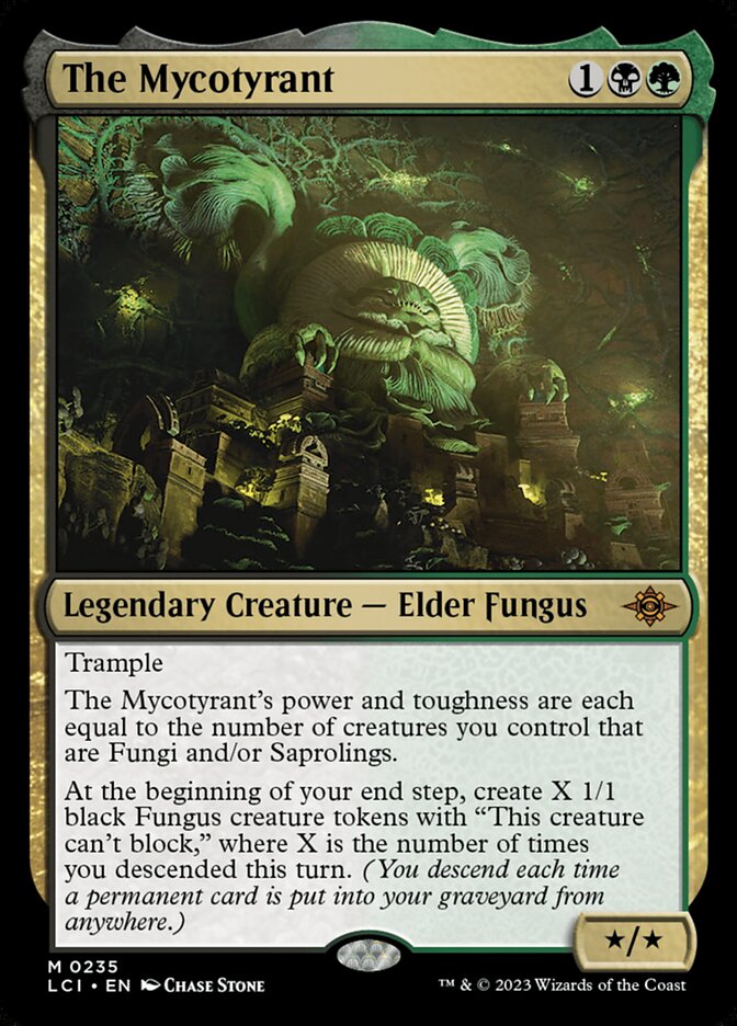 The Mycotyrant card front