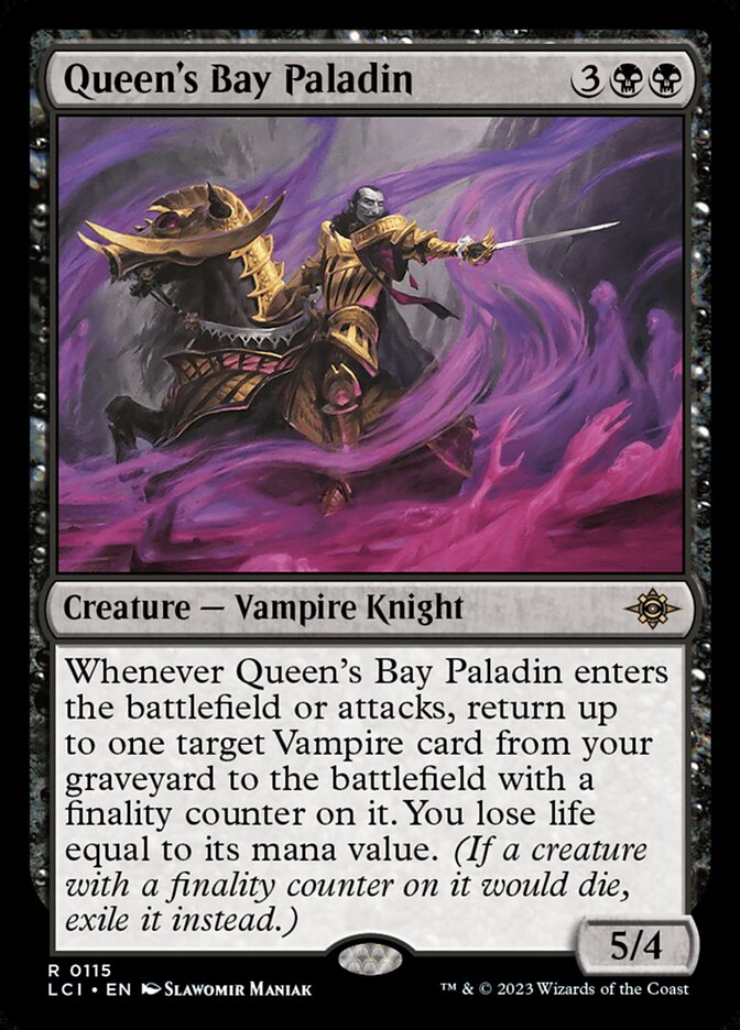 Queen's Bay Paladin card front