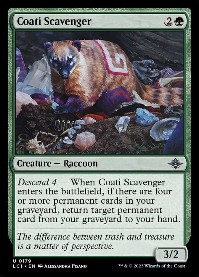 Coati Scavenger card front