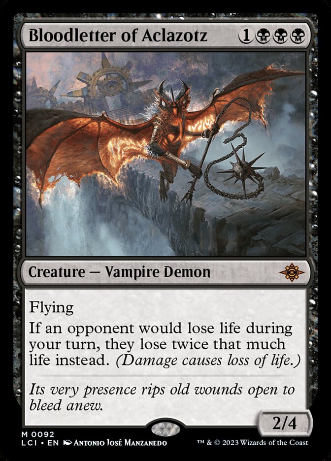 Bloodletter of Aclazotz card front
