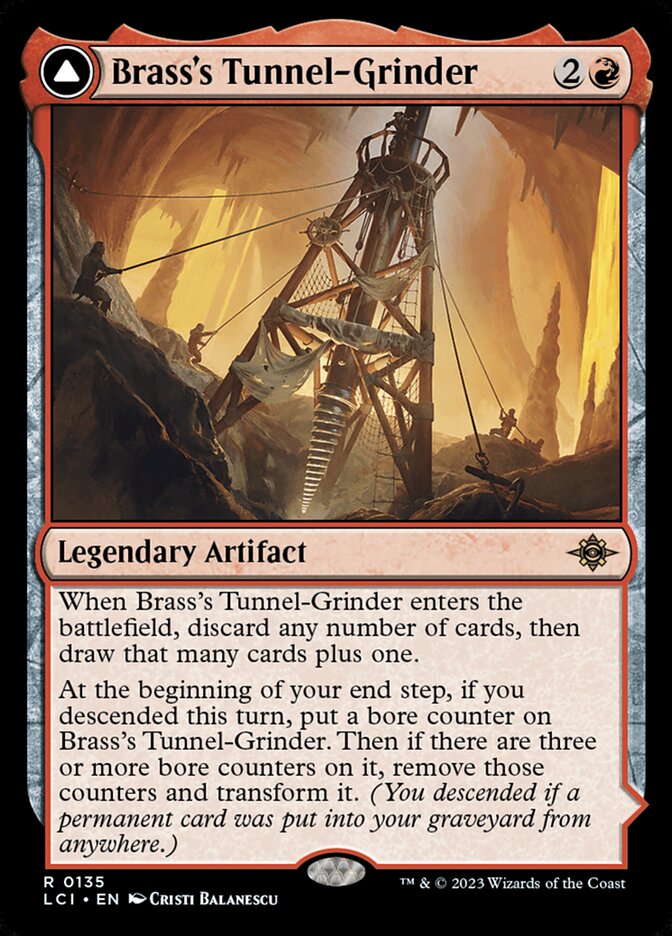 Brass's Tunnel-Grinder card front