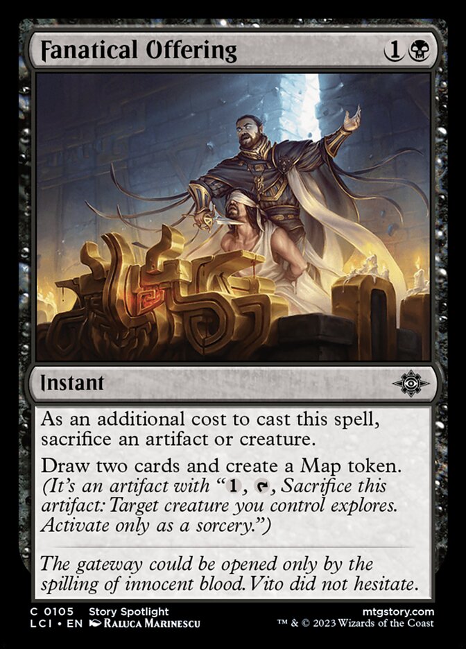Fanatical Offering card front