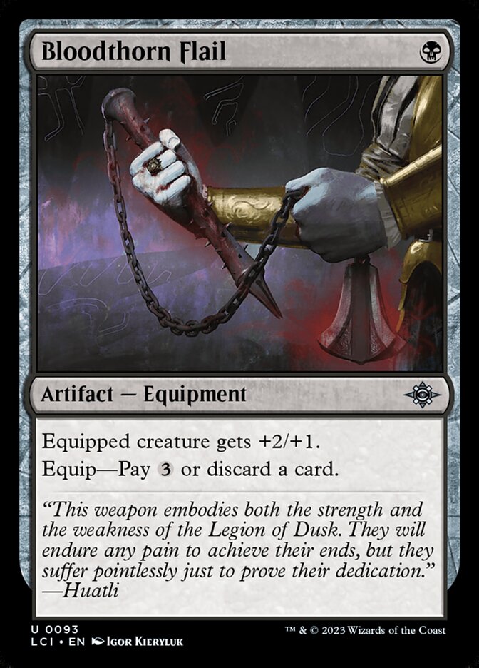 Bloodthorn Flail card front