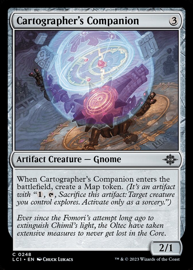 Cartographer's Companion card front
