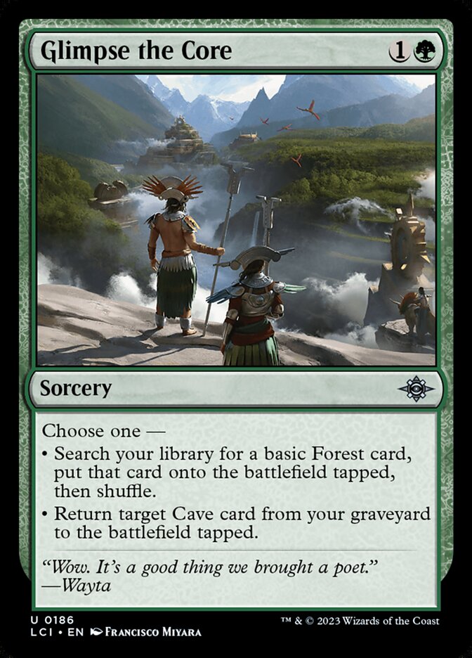 Glimpse the Core card front