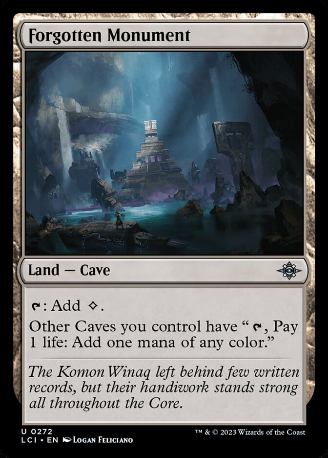 Forgotten Monument card front