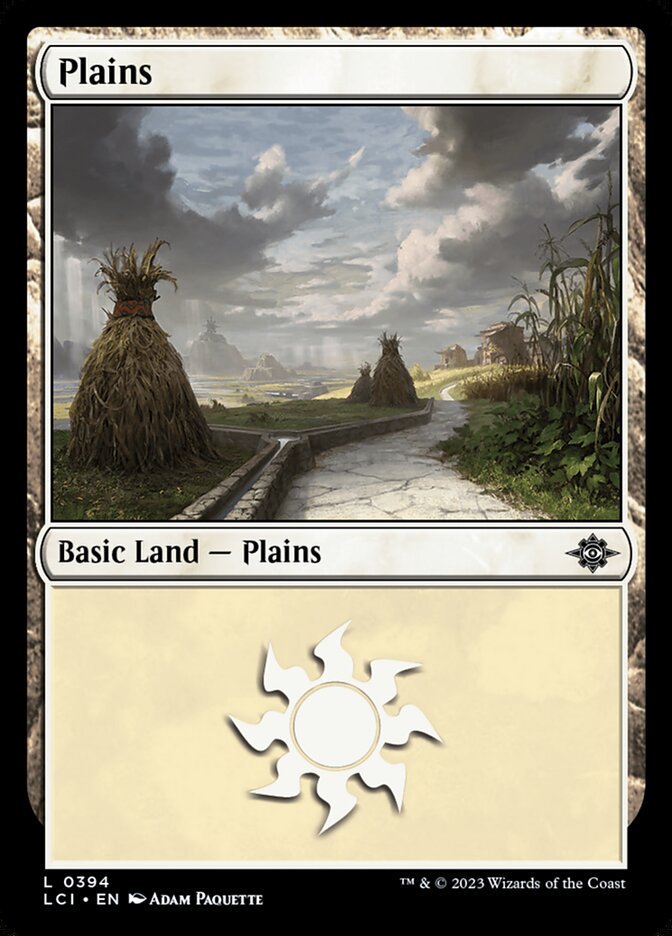 Plains card front