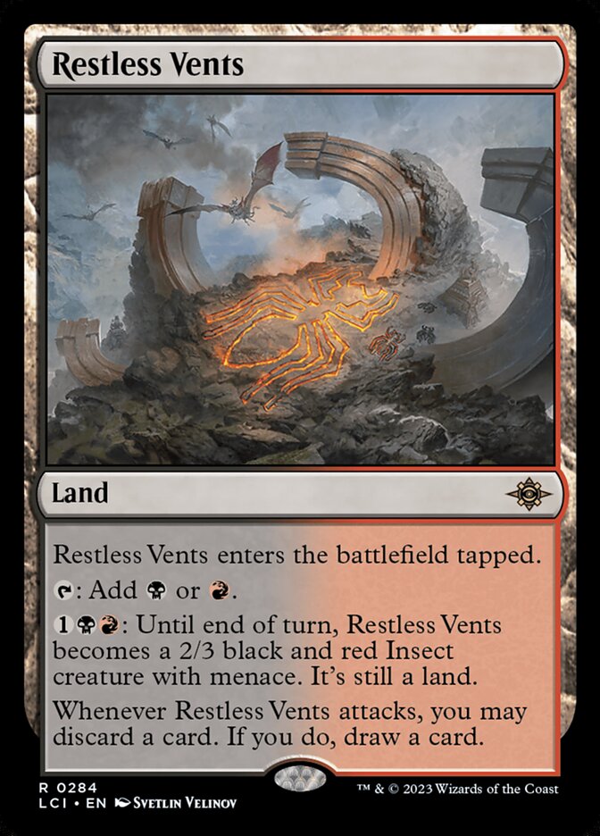 Restless Vents card front