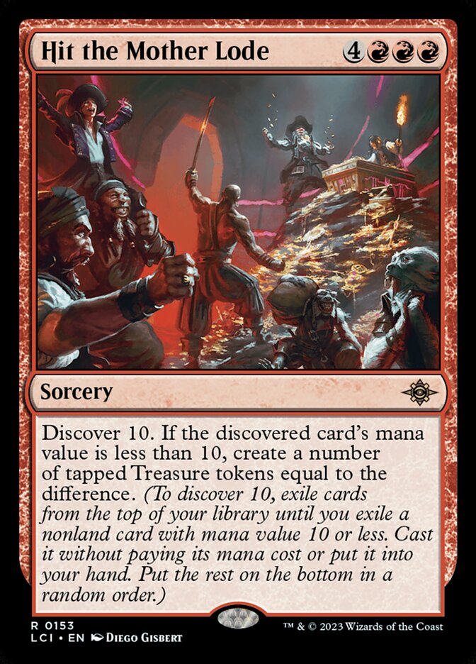 Hit the Mother Lode card front