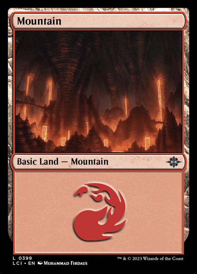Mountain card front