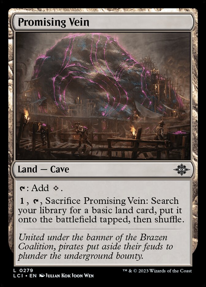 Promising Vein card front