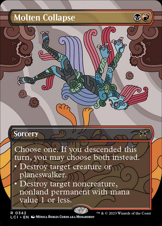 Molten Collapse card front