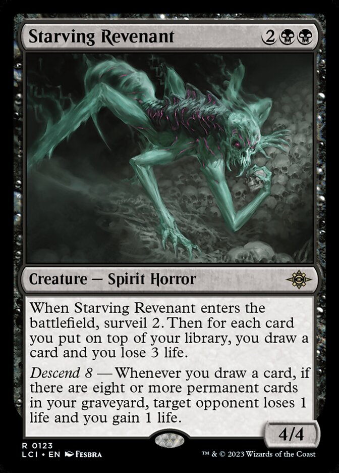 Starving Revenant card front