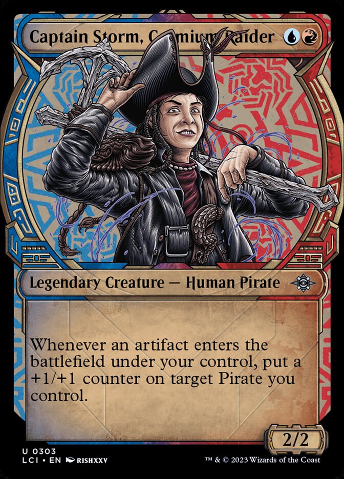 Captain Storm, Cosmium Raider card front
