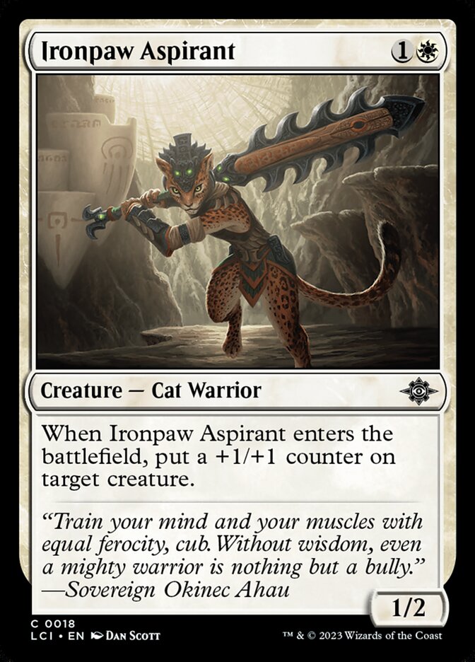 Ironpaw Aspirant card front