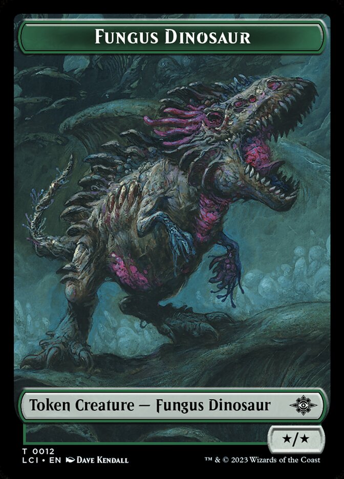 Fungus Dinosaur card front