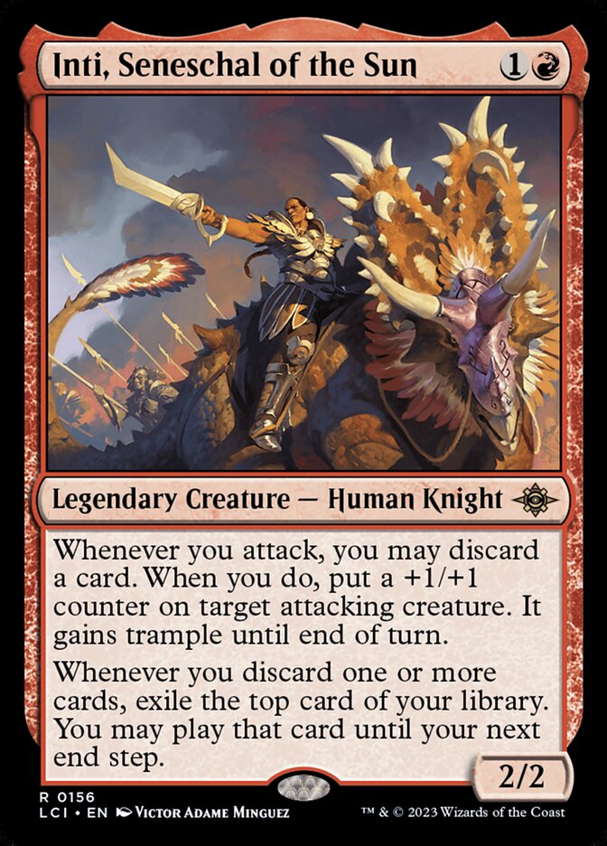 Inti, Seneschal of the Sun card front