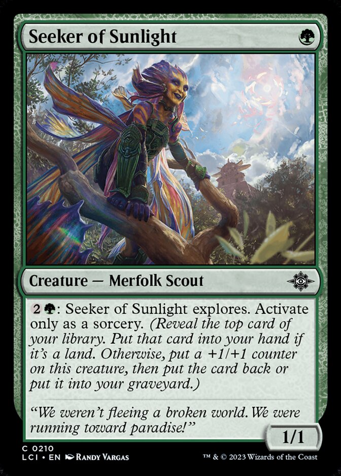 Seeker of Sunlight card front