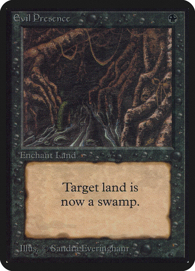 Evil Presence card front