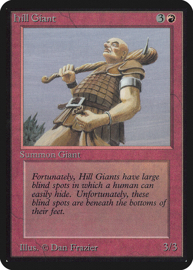 Hill Giant card front