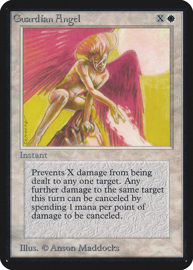 Guardian Angel card front