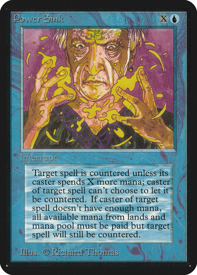 Power Sink card front
