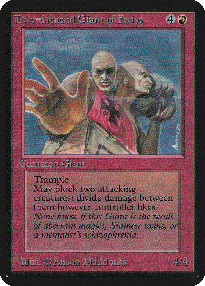 Two-Headed Giant of Foriys card front