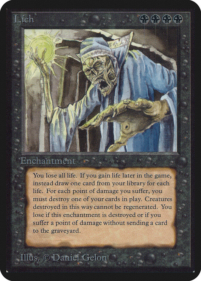 Lich card front