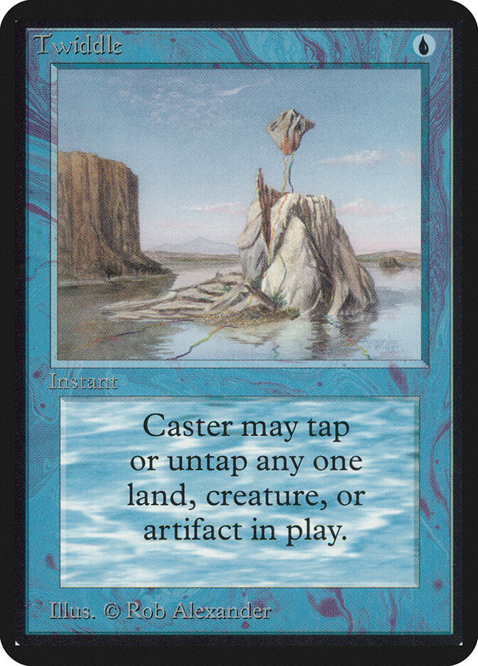 Twiddle card front