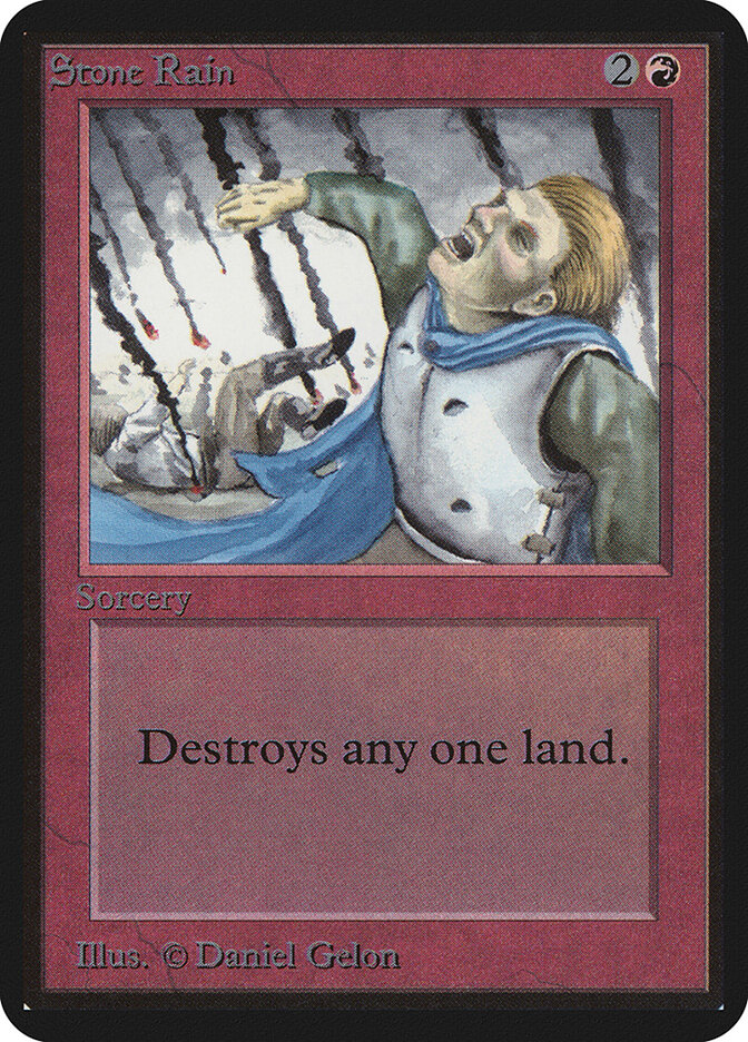 Stone Rain card front