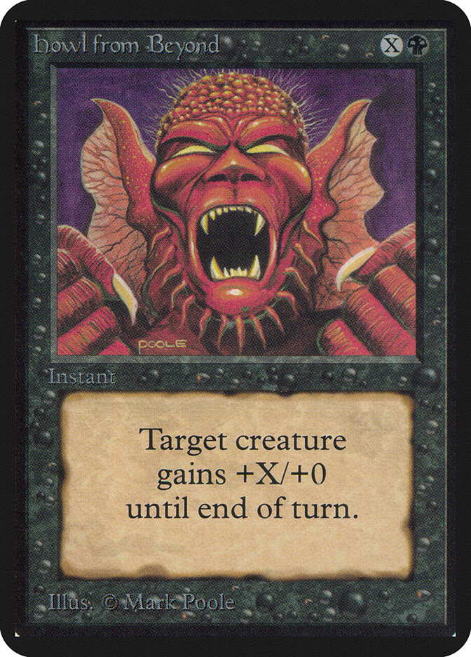 Howl from Beyond card front