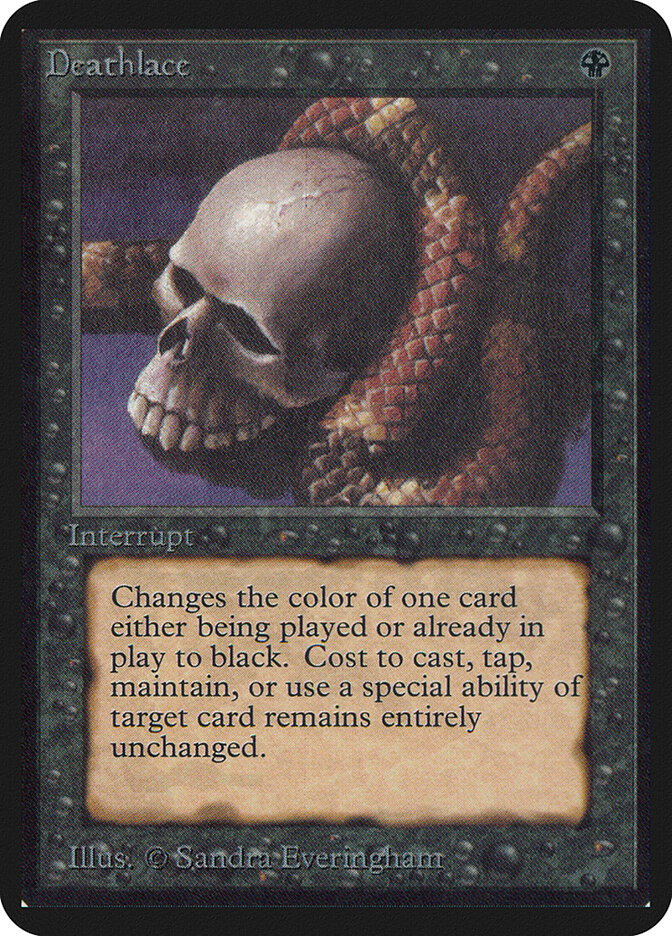 Deathlace card front