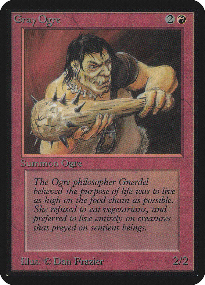 Gray Ogre card front