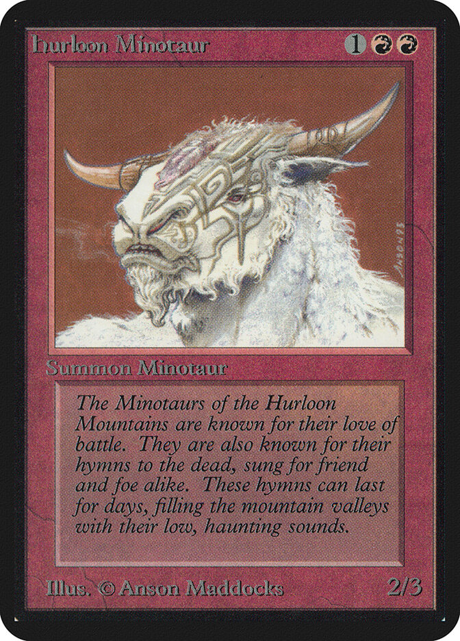 Hurloon Minotaur card front