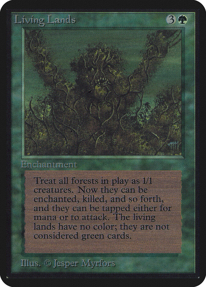 Living Lands card front