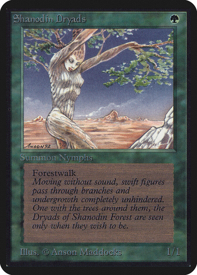 Shanodin Dryads card front