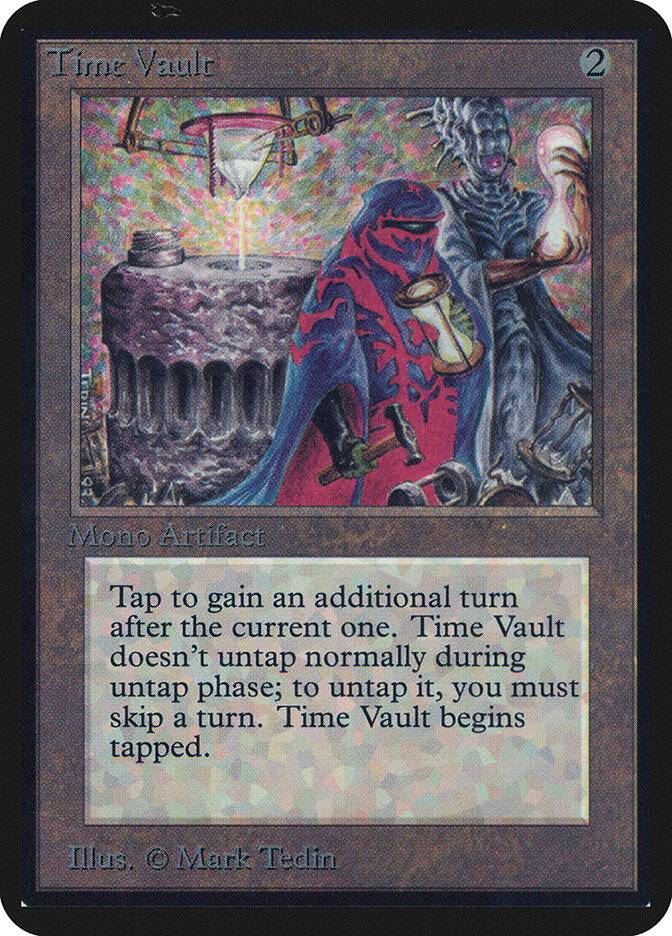 Time Vault card front