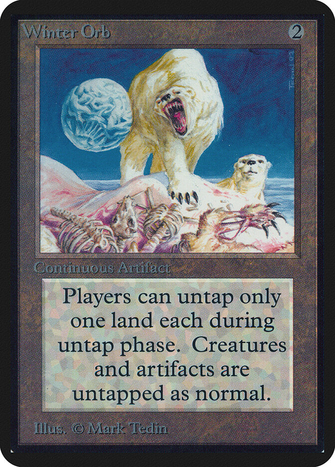 Winter Orb card front