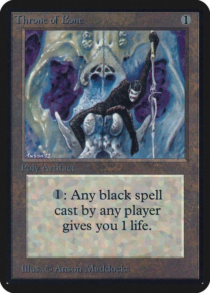 Throne of Bone card front