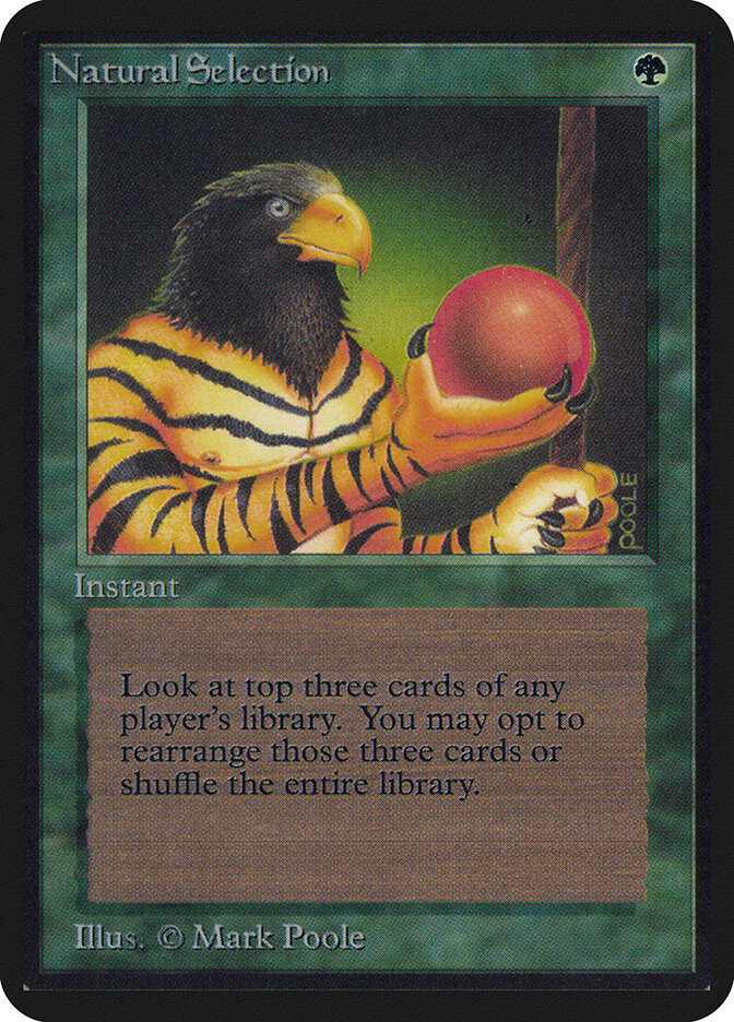 Natural Selection card front